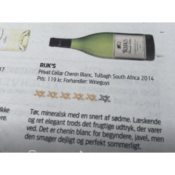 Dejlig frisk og fyldig Chenin Blanc hvidvin fra Sydafrika