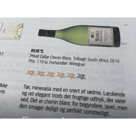 Dejlig frisk og fyldig Chenin Blanc hvidvin fra Sydafrika