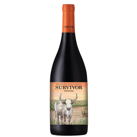 Fyldig Pinotage rødvin fra Swartland i Sydafrika